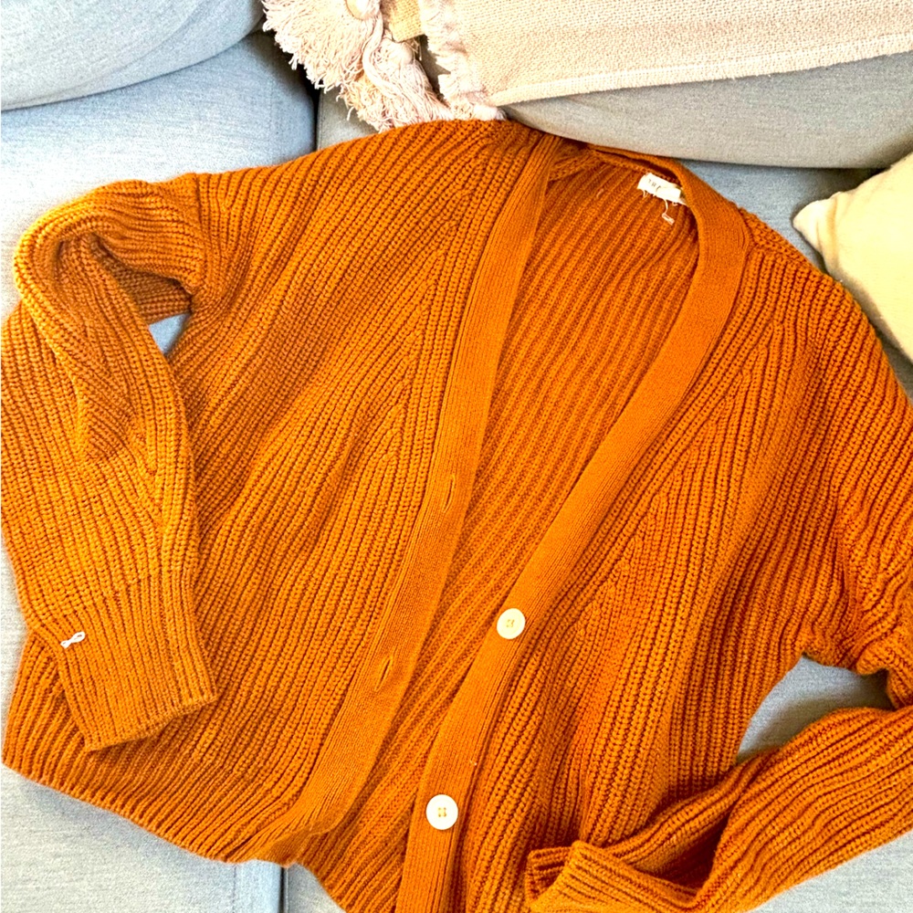Tradlands Shelter Cotton Cardigan Sienna